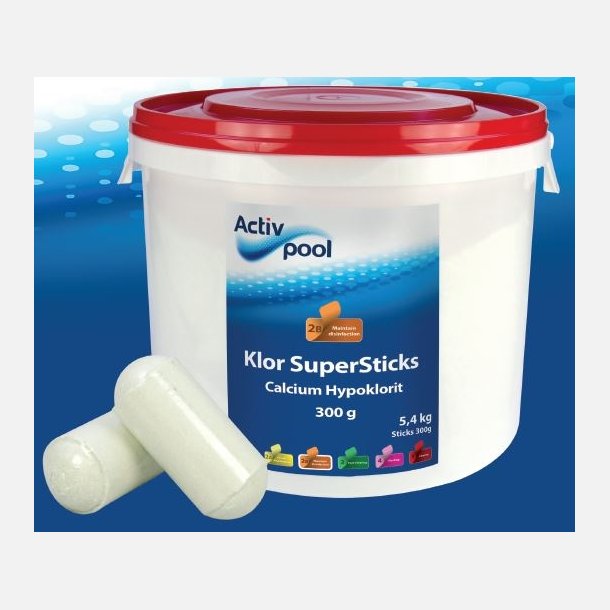 Calcium Hypoklorit Supersticks 300 g /5,4 kg